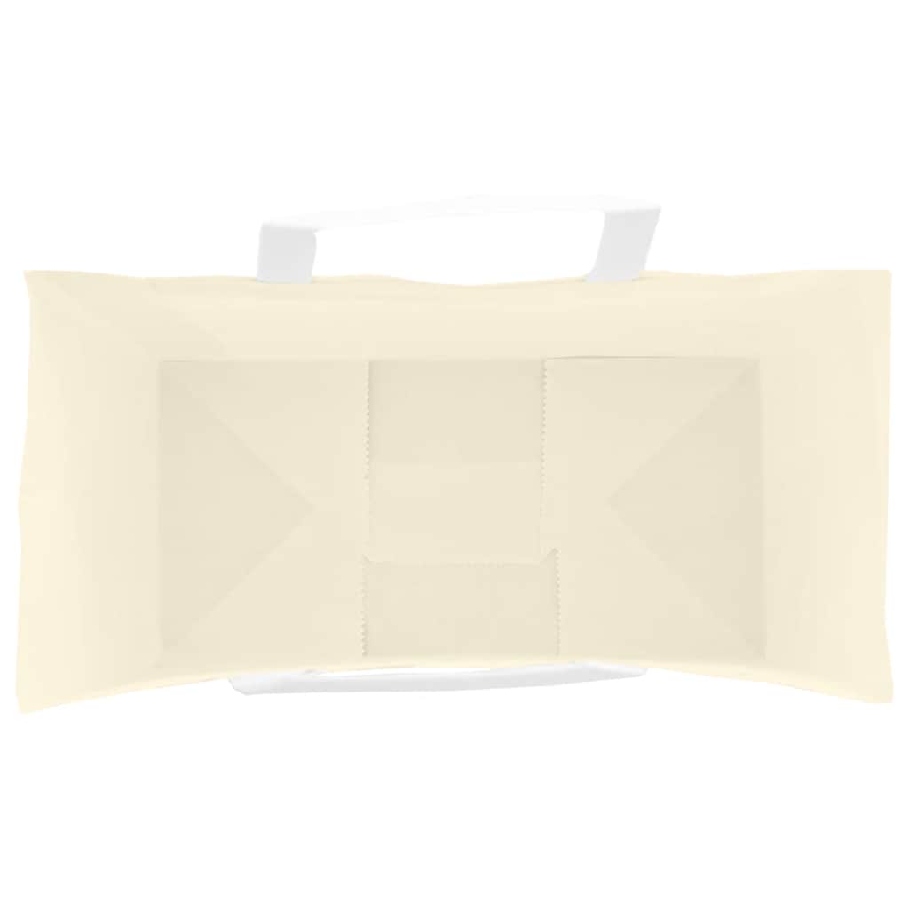 250 db sárga papírzacskók fogantyúkkal 21x11x31 cm 8