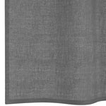 2 db sötétszürke fátyolfüggönyök rojtokkal 140x260 cm 6