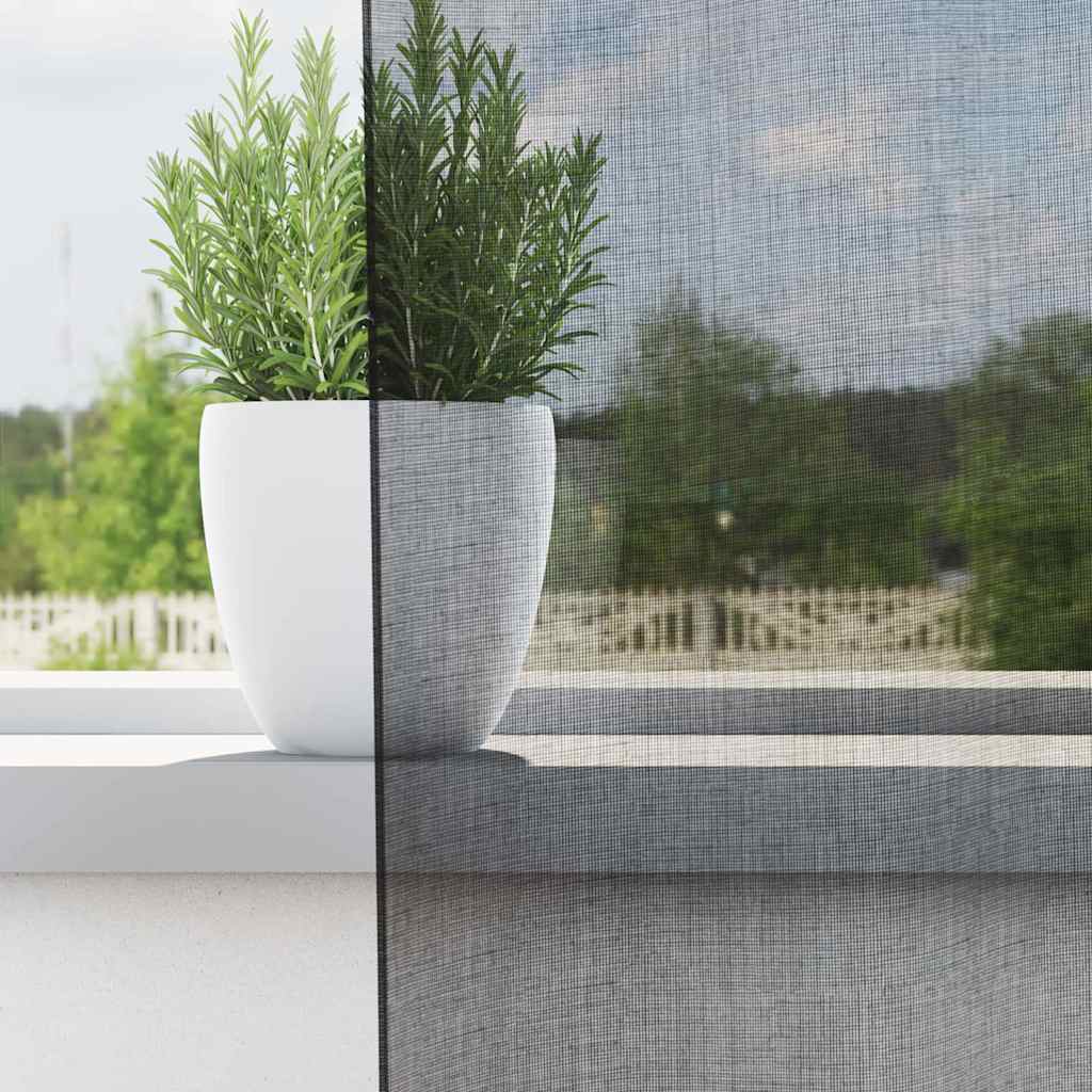 2 db fekete fátyolfüggönyök fülecske tetejével 140x260 cm 3