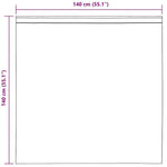 2 db fekete fátyolfüggönyök fülecske tetejével 140x260 cm 8