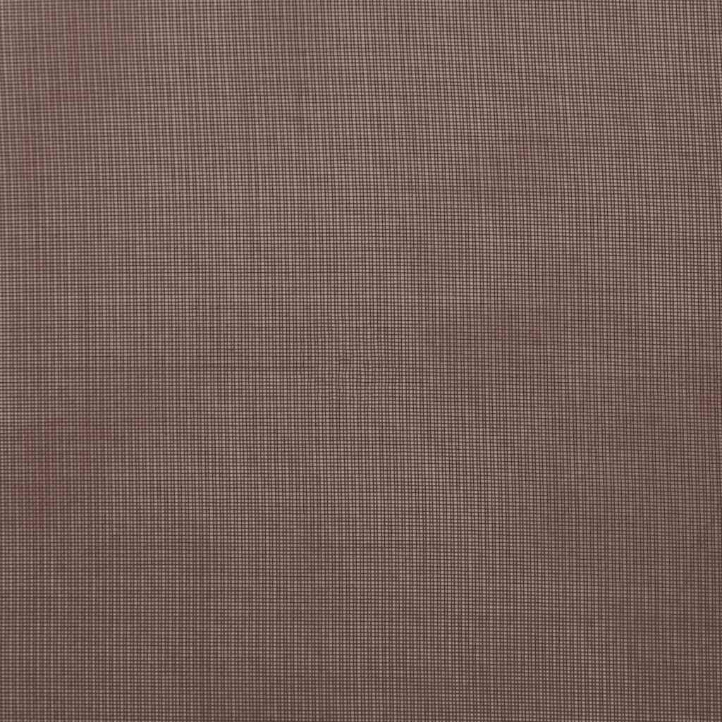 2 db barna fátyolfüggönyök fülecske tetejével 140x260 cm 8
