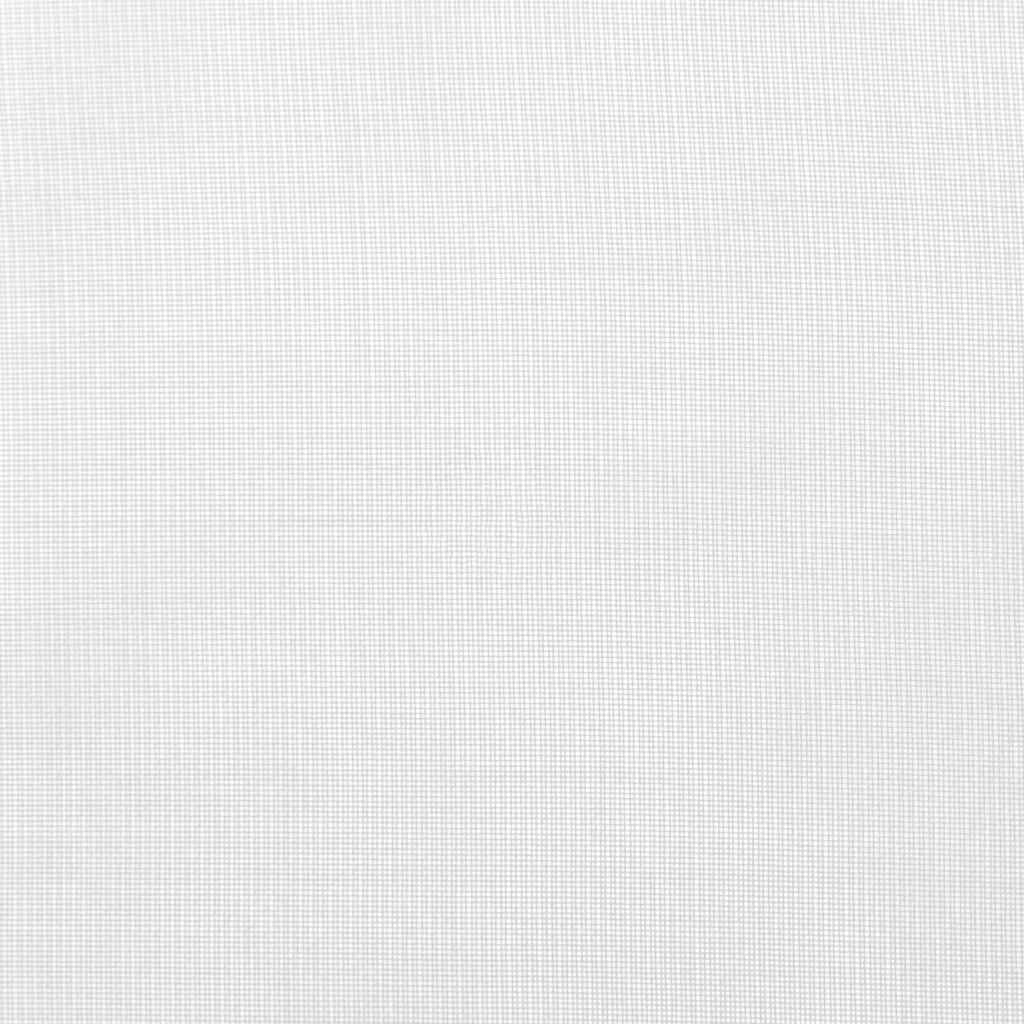 2 db fehér fátyolfüggönyök hurokkal 140x175 cm 7