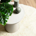 Krém poliészter hosszú szálú NAVARRA bozontos szőnyeg 100x100cm 8