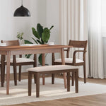 Barna tömörfa gumiból pad 90 cm