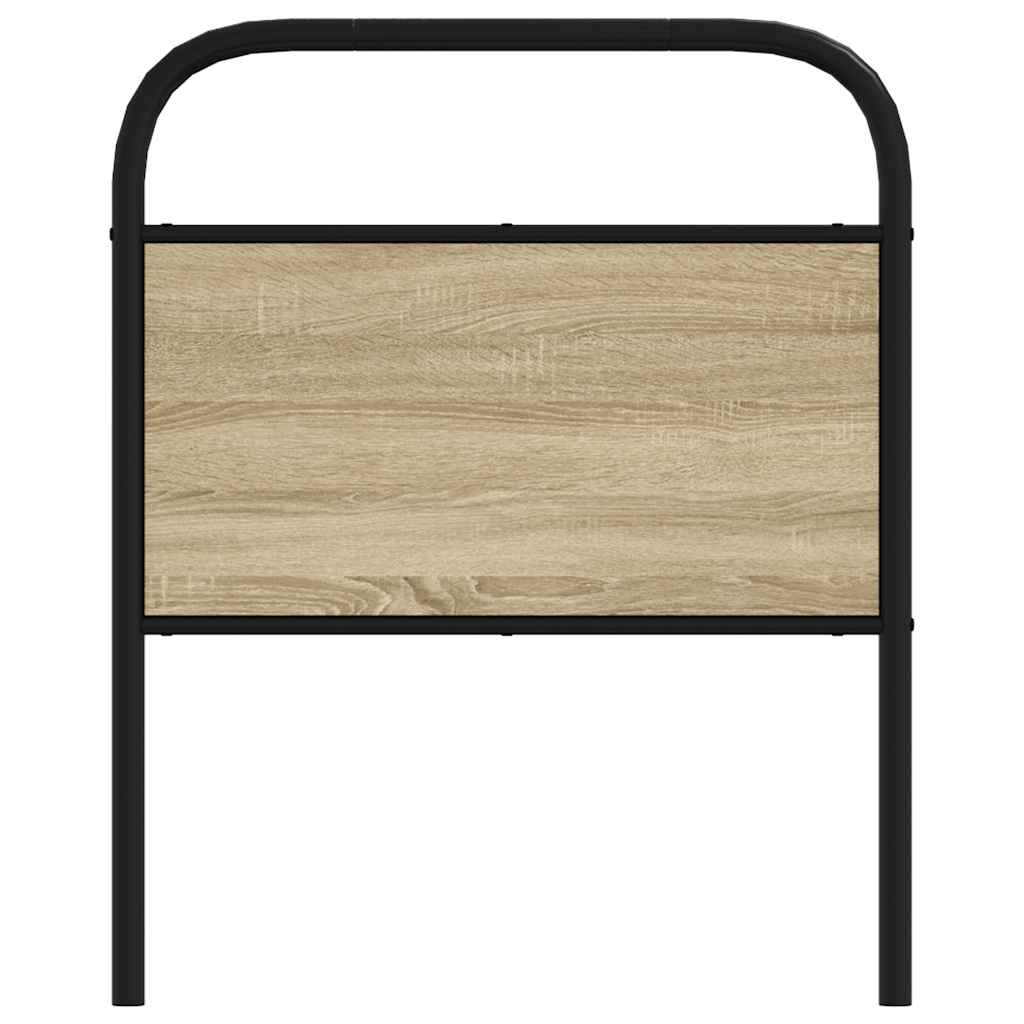 Csere fejtámla sonoma tölgy 80 cm acél és műfa 3