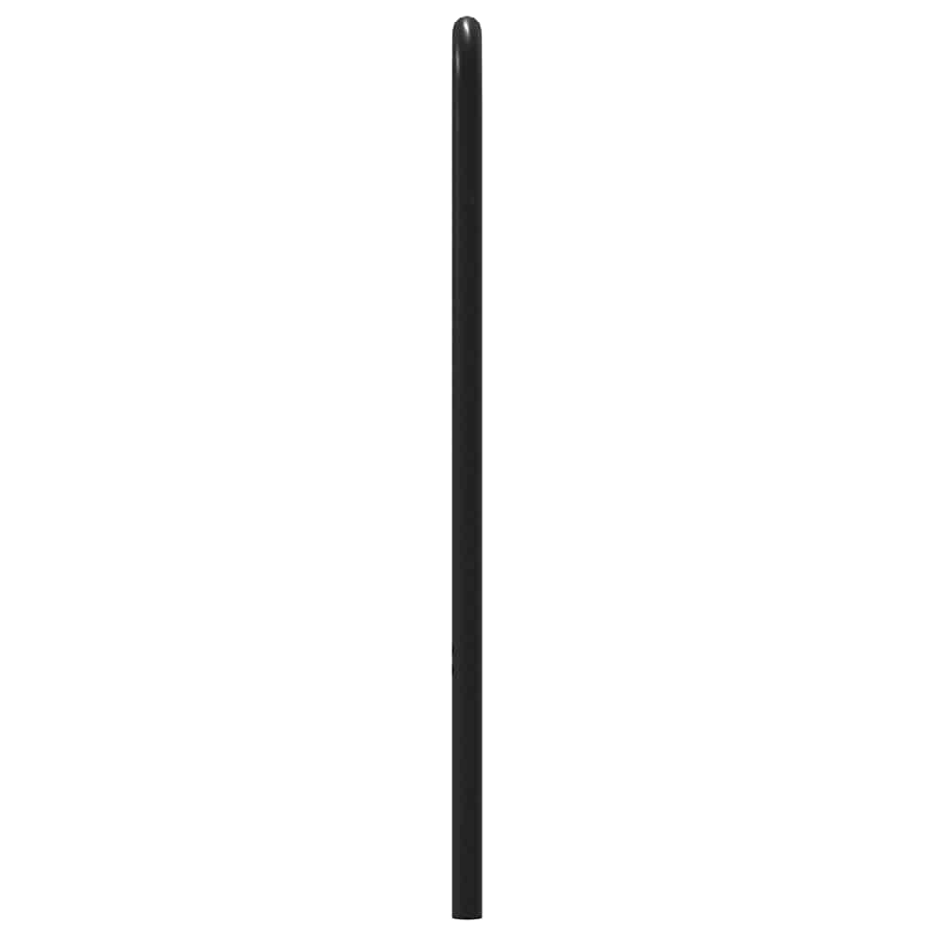 Barna tölgy színű acél és szerelt fa csere fejtámla 140 cm 4