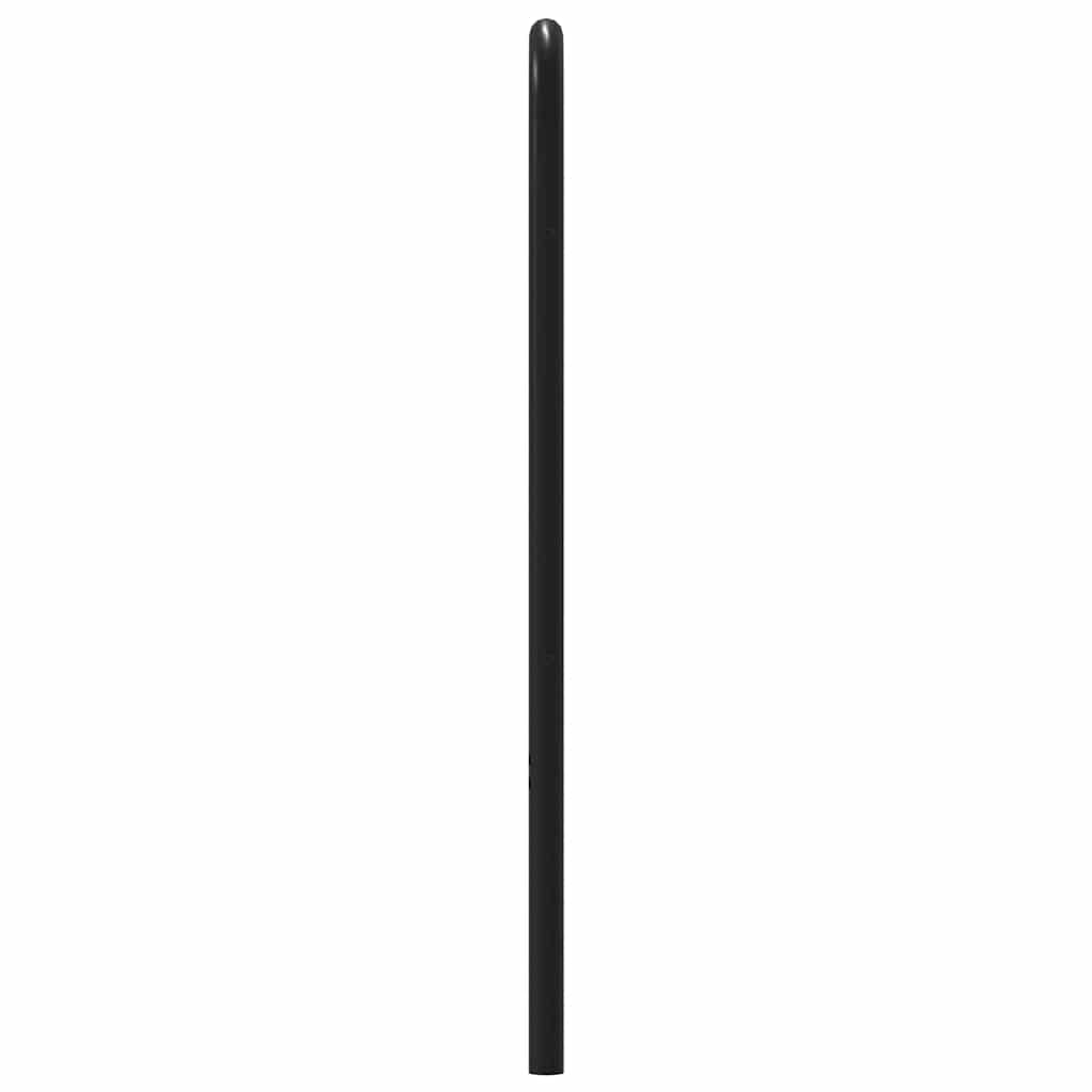 Barna tölgy színű acél és szerelt fa csere fejtámla 160 cm 4