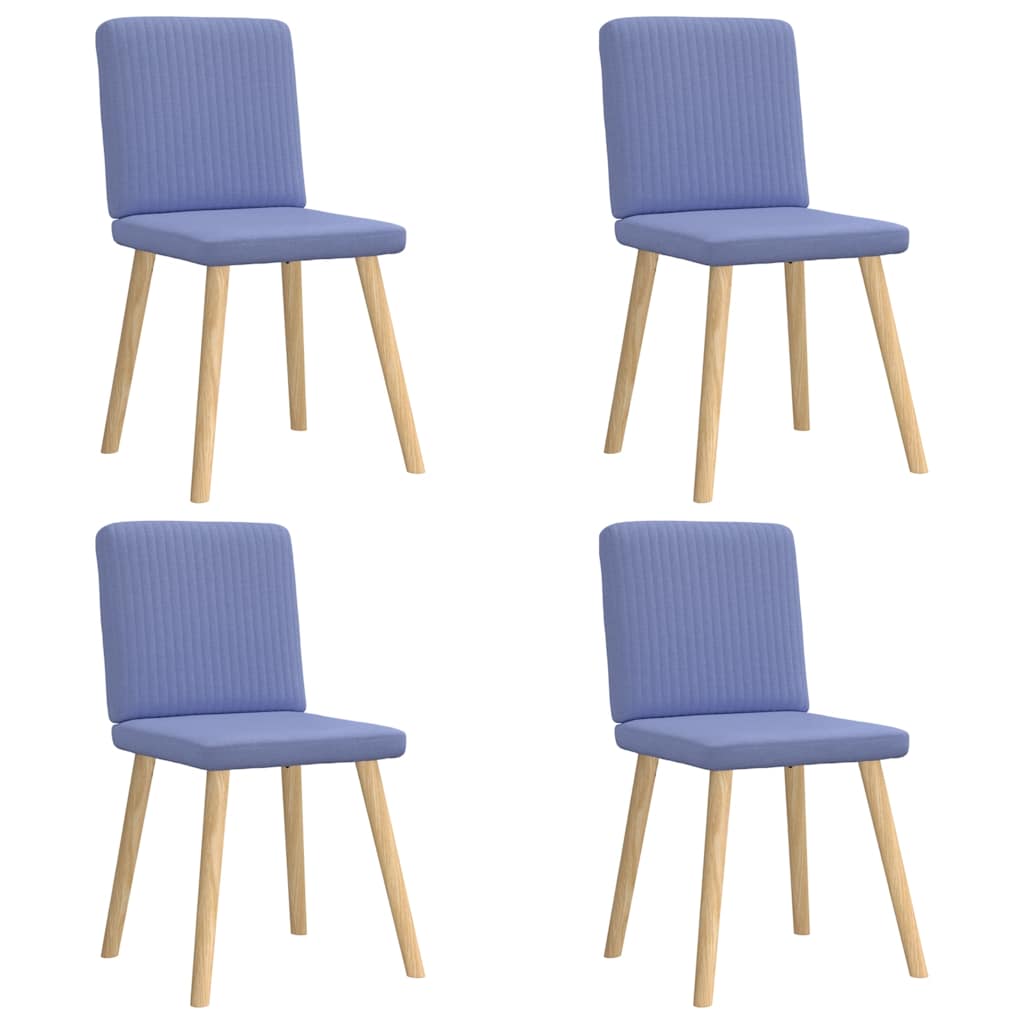 Étkezőszékek 4 db Jeans kék szövet 2