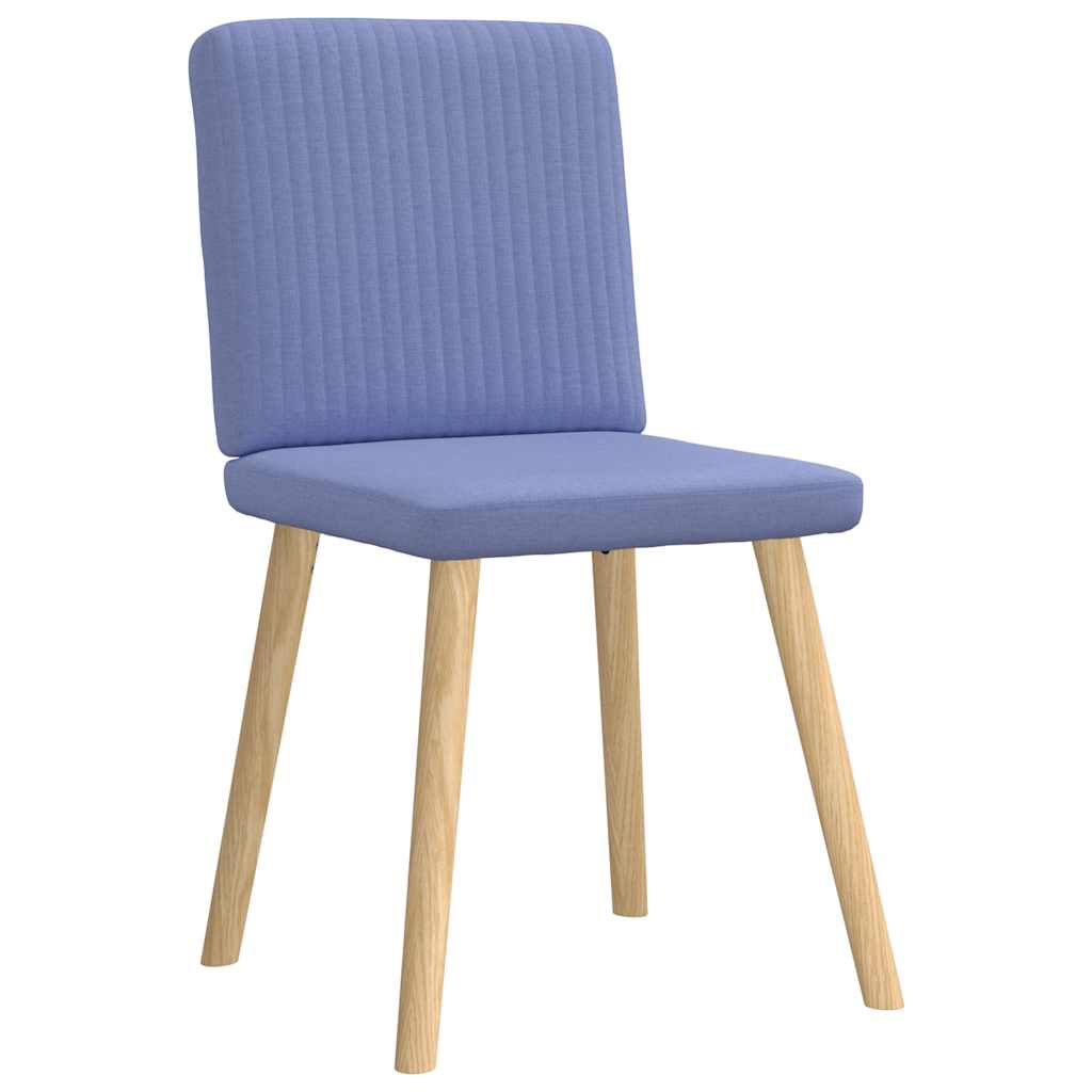 Étkezőszékek 4 db Jeans kék szövet 3