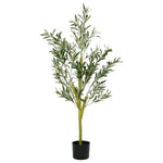 Zöld mesterséges olajfa 450 levél 120 cm