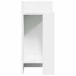 Fekete kisasztal polccal 25,5 x 27 x 60 cm 5