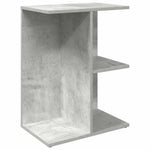 Betonszürke szerelt fa éjjeliszekrény 46,5x29x61 cm 2