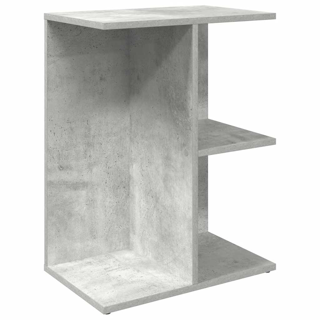 Betonszürke szerelt fa éjjeliszekrény 46,5x29x61 cm 2