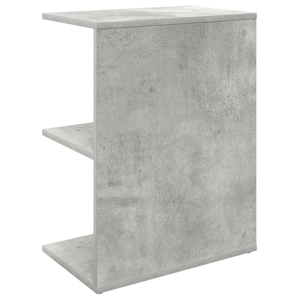 Betonszürke szerelt fa éjjeliszekrény 46,5x29x61 cm 6