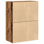 2 db antik fa szerelt fa szekrény 4 fiókkal 60 x 31 x 40 cm 7