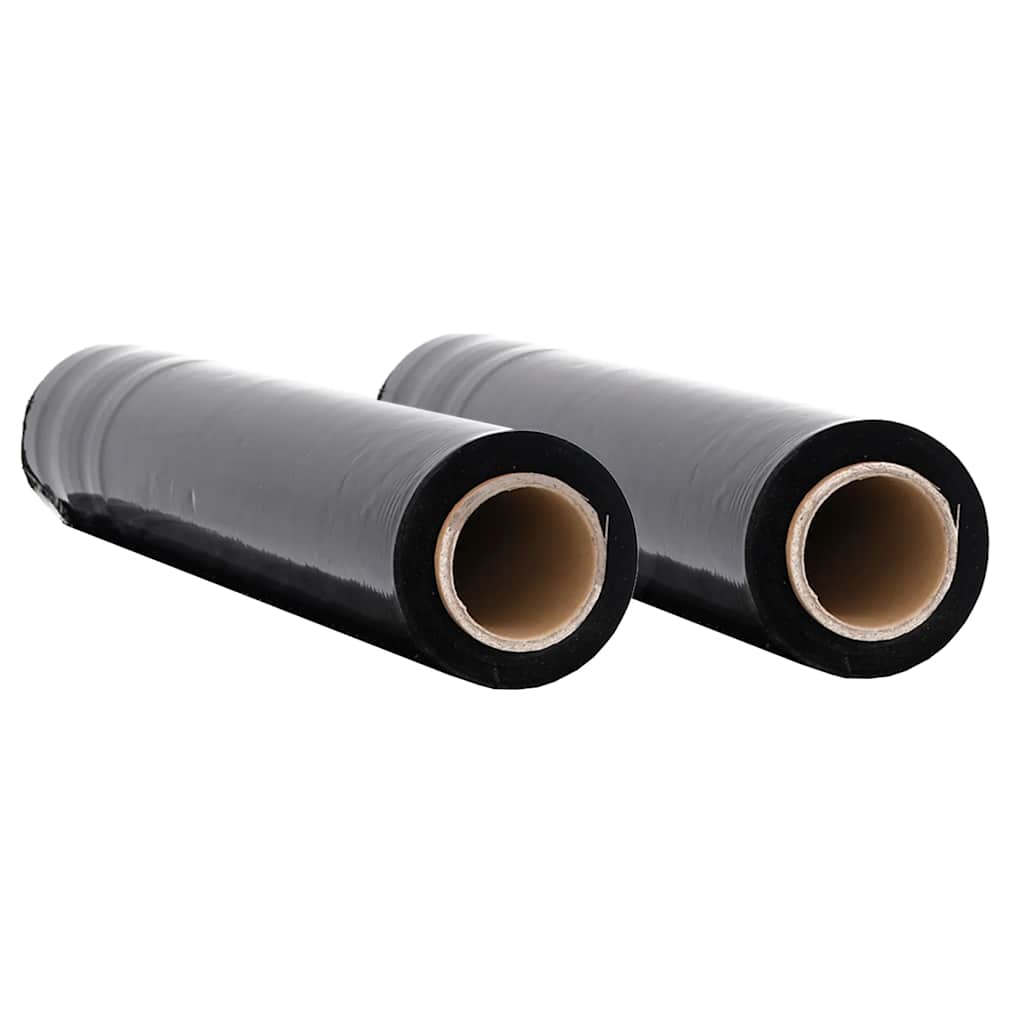 Stretch fólia 2 pcs fekete 20 μm 50 cm x 300 m 2