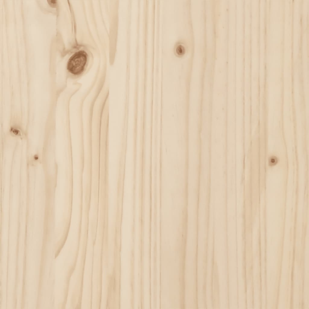 Tömör fenyőfa könyvespolcos ágy matrac nélkül 135 x 190 cm 10