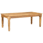 Dohányzóasztal Barna 110 x 55 x 40 cm Tömör Mangófát