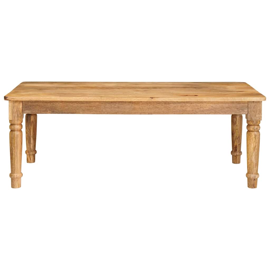 Dohányzóasztal Barna 110 x 55 x 40 cm Tömör Mangófát 4