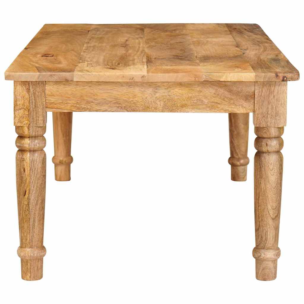 Dohányzóasztal Barna 110 x 55 x 40 cm Tömör Mangófát 5
