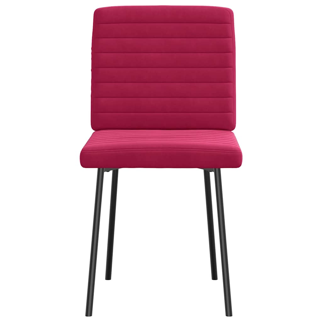 2 db bordó bársony étkezőszék 3