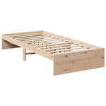 Kanapéágy ágy matrac 75x190 cm tömör fa fenyőfa 7