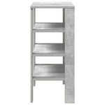 Betonszürke szerelt fa cipőtartó 61x32x70 cm 5