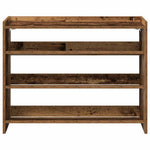 Antik fa szerelt fa cipőtartó 80x25x62 cm 4