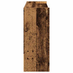 Antik fa szerelt fa cipőtartó 80x25x62 cm 5