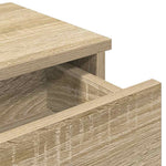 Sonoma tölgy szerelt fa falipolc fiókokkal 100 x 37,5 x 19 cm 8