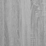 Szürke sonoma szerelt fa fali fürdőszobaszekrény 100x25x40 cm 10