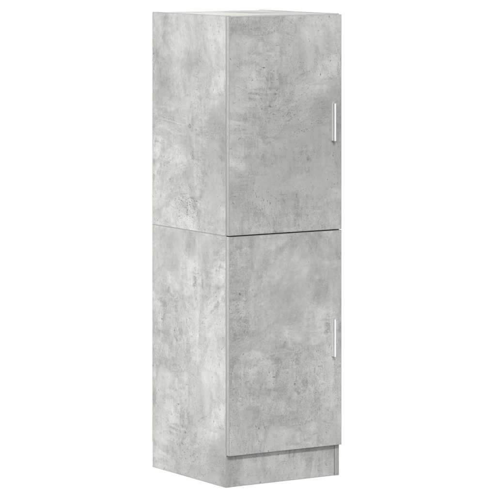 Betonszürke szerelt fa konyhaszekrény 38 x 41,5 x 131,5 cm 2