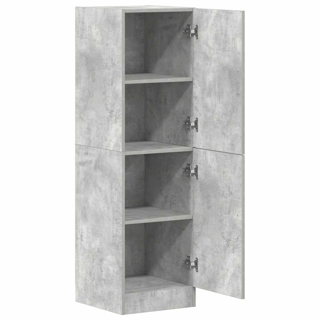 Betonszürke szerelt fa konyhaszekrény 38 x 41,5 x 131,5 cm 5