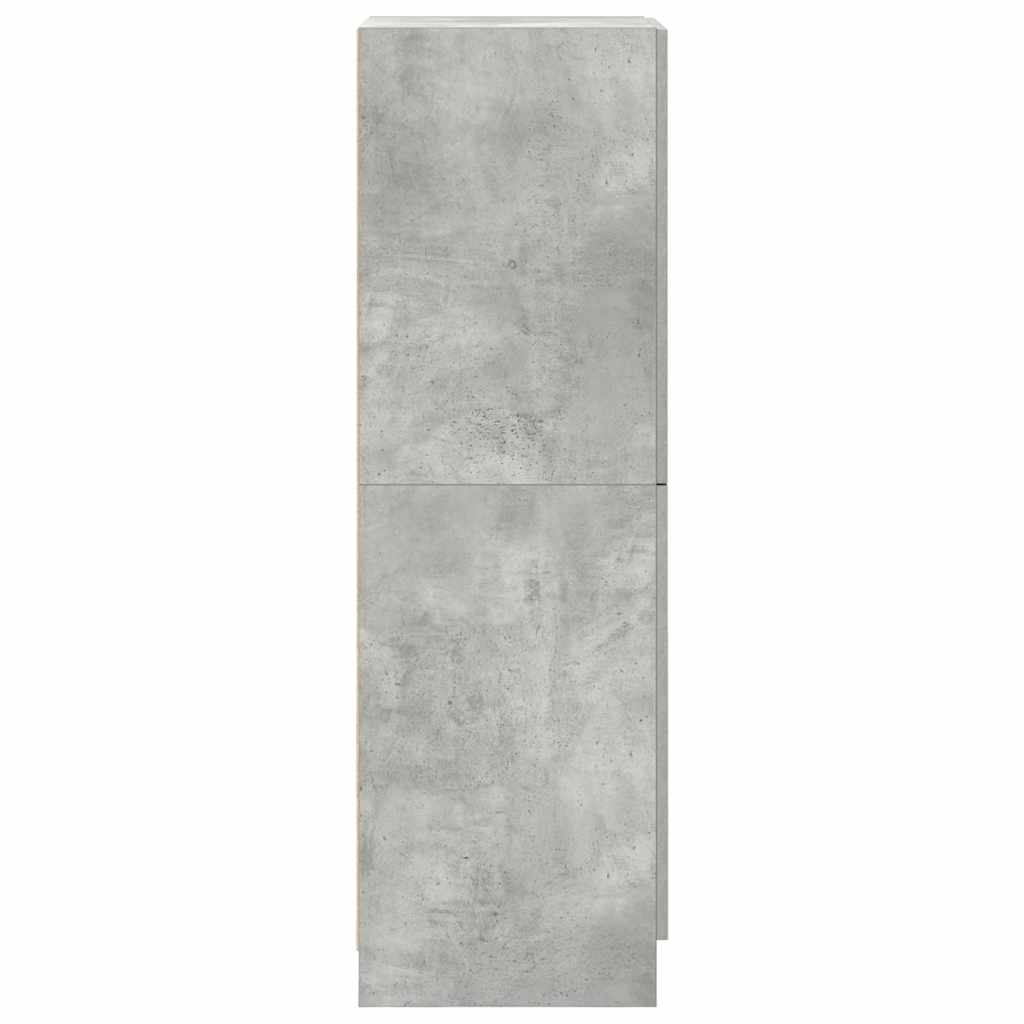 Betonszürke szerelt fa konyhaszekrény 38 x 41,5 x 131,5 cm 6