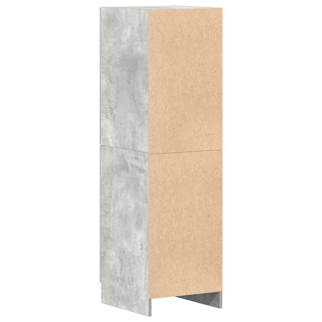 Betonszürke szerelt fa konyhaszekrény 38 x 41,5 x 131,5 cm 7