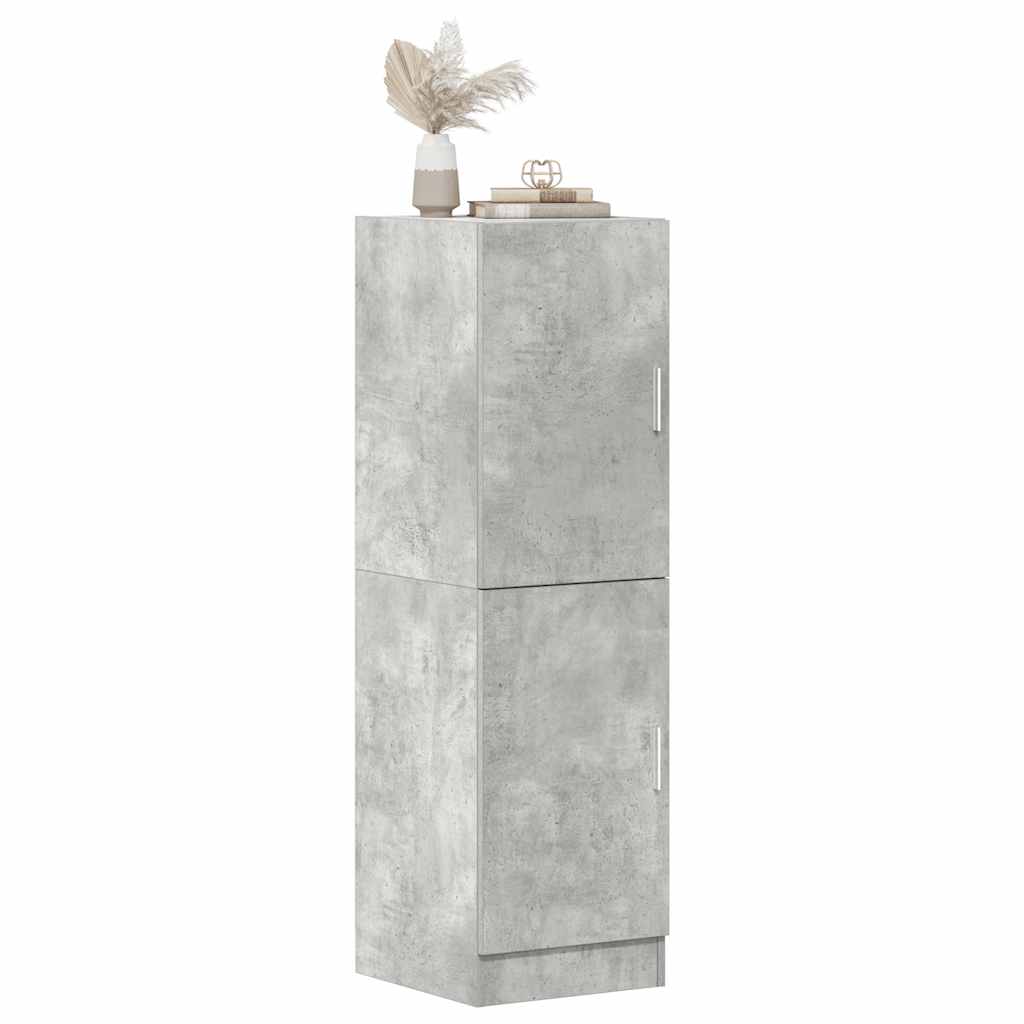Betonszürke szerelt fa konyhaszekrény 38 x 41,5 x 131,5 cm