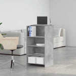 Recepciós pult betonszürke 55x50x103,5 cm szerelt fa 4