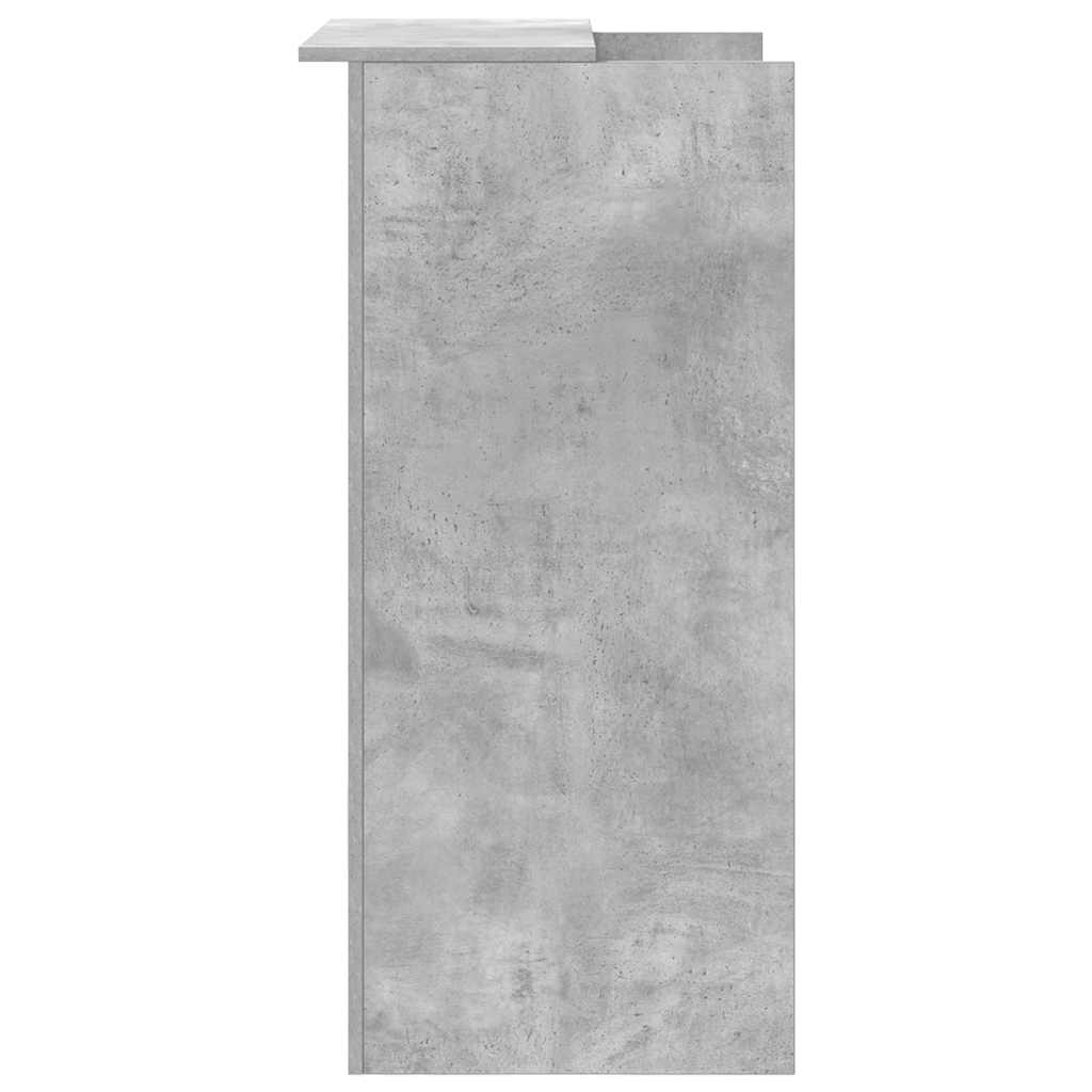 Recepciós pult betonszürke 55x50x103,5 cm szerelt fa 6