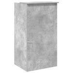 Recepciós pult betonszürke 55x50x103,5 cm szerelt fa 7