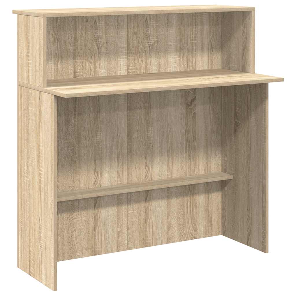 Sonoma tölgyfa recepciósasztal 100 x 50 x 103,5 cm 2