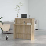 Sonoma tölgyfa recepciósasztal 100 x 50 x 103,5 cm 4