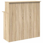 Sonoma tölgyfa recepciósasztal 100 x 50 x 103,5 cm 7