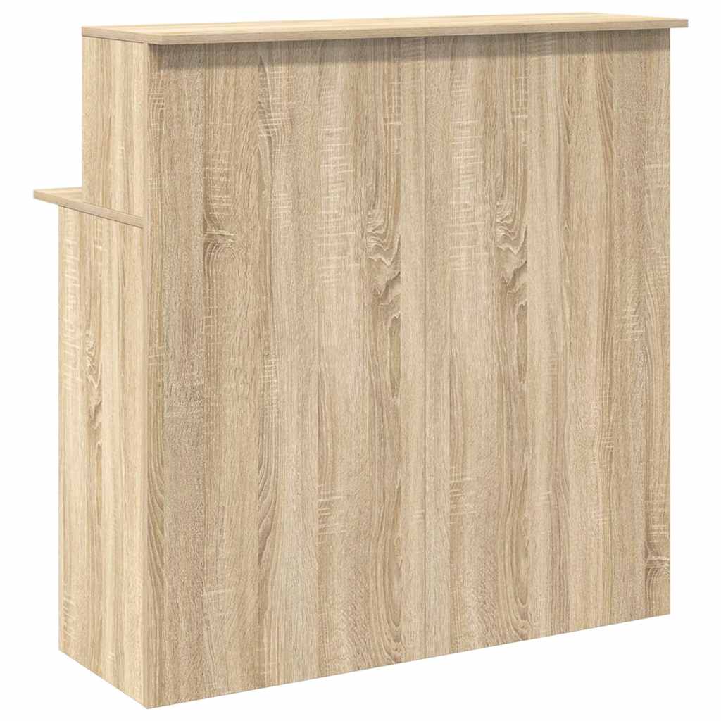 Sonoma tölgyfa recepciósasztal 100 x 50 x 103,5 cm 7