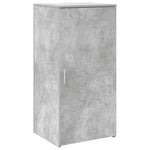 Tároló szekrény betonszürke 50x45x103,5 cm szerelt fa 2