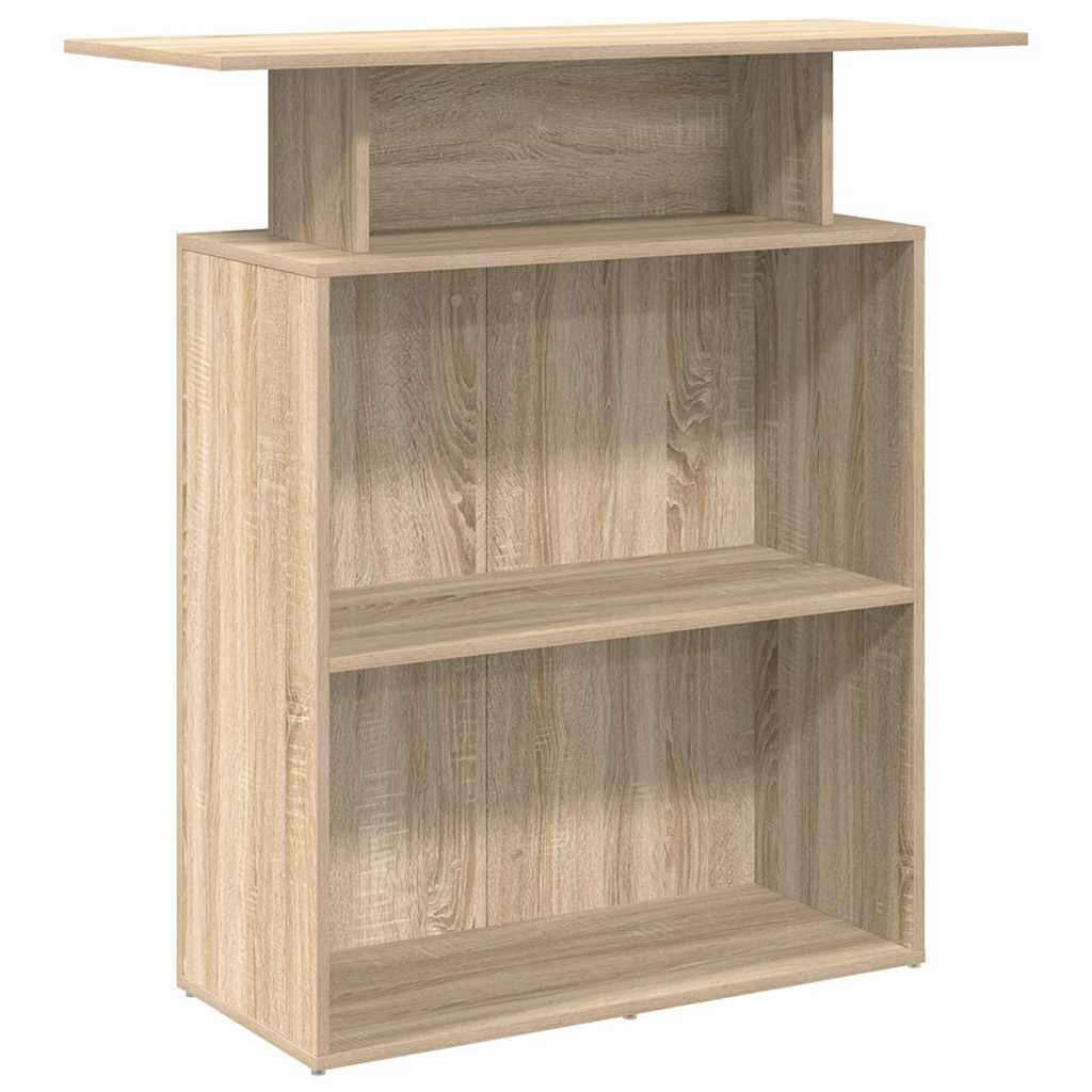 Sonoma tölgyfa recepciósasztal 100 x 40 x 104 cm 2
