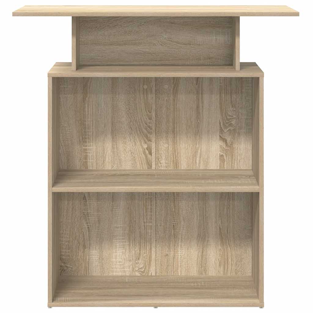 Sonoma tölgyfa recepciósasztal 100 x 40 x 104 cm 5