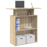 Sonoma tölgyfa recepciósasztal 100 x 40 x 104 cm