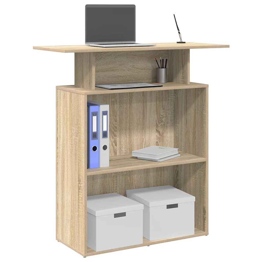 Sonoma tölgyfa recepciósasztal 100 x 40 x 104 cm