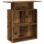 Recepciós pult antik fa 100x40x104 cm szerelt fa 2