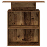 Recepciós pult antik fa 100x40x104 cm szerelt fa 5